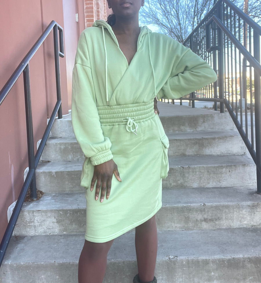 Lime Greenery Dress